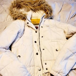Hollister bomber down jacket